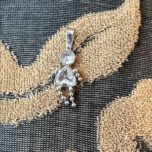 Elegant 14k white gold Pendant